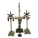 4pc Vintage O Scale Train Accessories 15"