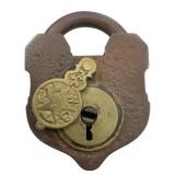 M&W Co Padlock w/o Key 3.5"x2.5"