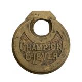 Champion 6 Lever Padlock w/o Key 2.5"x2.25"