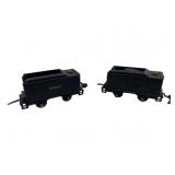 2 Lionel Train Cars 3"x2"x8"