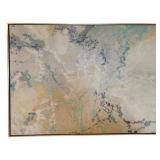Large Abstract Canvas Art in Frame 60"x82"