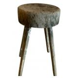 Rustic Wood Stump Table 18"x10"