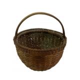 Small Primitive Basket w/Handle 8"x6.5"x7"