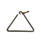 Hand Forged Steel Dinner Triangle 12"x13.5"