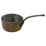 Antique Copper Pot w/ Handle 5"x12"x6"