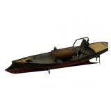 Antique Steam Boat Toy 5"x16"x4"