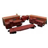 Box Lot of Lionel Train Cars 2"x2"x11"