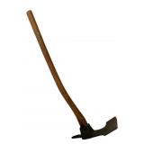 Antique Hoe Axe Tool 32"