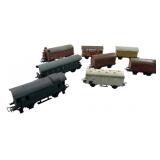 Group Lot of 8 Marklin Train Cars 2"x2"x6"