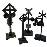Group Lot of 4 Railroad Crossing Signs 8"