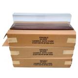 6pc. Lot Display Cases 8"x34"x13.25"