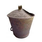Antique Metal Pail 14"x12"