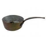 Antique Copper Pot w/Handle 4"x18"x8.5"