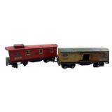 Lionel Train Cars 3"x3"x8"