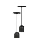 Pair Steel w/ Burnt Oil Finish Drink Tables