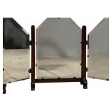 Vintage Mahogany Tri Fold Vanity Mirror