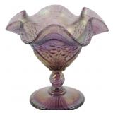 Vtg Fenton Wisteria #2926 Carnival Glass Dish