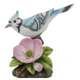 Andrea by Sadek Blue Jay Porcelain Figure 5"