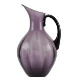 Blenko Amethyst Art Glass Pitcher 13"