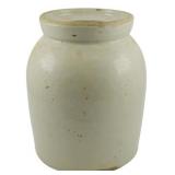Antique Primitive Stoneware Crock 9"