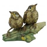 Turolia Merula Group Porcelain Bird Figure 6"