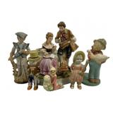 6 Ceramic Figures
