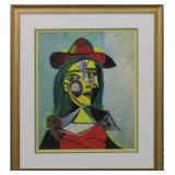 Woman in Hat and Fur Collar Giclee by Pablo Picass