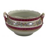 Antique Austrian Porcelain Bowl - 8 x 4.25