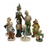 8 Ceramic Figures