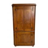 Antique Pine Corner Cupboard 42"x22"x26"