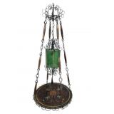 RARE Mid-Century Spanish Swag Lamp Table