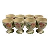 8 Franciscan Desert Rose Egg Cups
