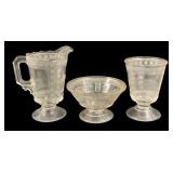 EAPG Adams & Co Egyptian Revival Glass