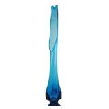 Viking Bluenique Petal Swung Glass Vase 24"