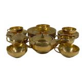 20pc Royal Bavaria Gold Luster Tea Set