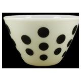 Vintage Fire King Polka Dot Bowl 4.5"x8"