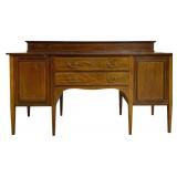 Antique English Mahogany Inlaid Sideboard