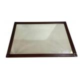 Wooden Framed Rectangular Mirror 45"x31"