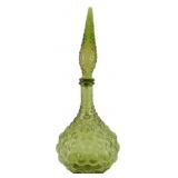 Vintage Empoli Green Genie Bottle 16"