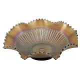 Northwood Amethyst Stippled Rays Bowl 3x9