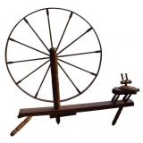 Vintage Spinning Wheel 57"x66"x22"