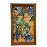 Stained Glass Window Wisteria 36.5x22.5
