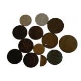 Lot of Antique Foreign Coins