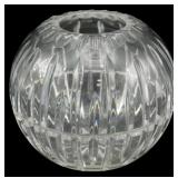 Ceska Crystal Spherical Vase 5"
