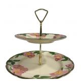 Franciscan Desert Rose 2 Tiered Server - 10 x 11