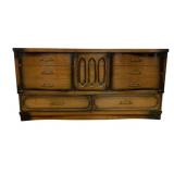 Mid-Century 8 Drawer Dresser 31"x60"x18"