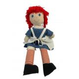 Vintage Raggedy Anne Doll - 38" Tall