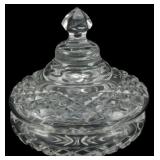 Waterford Crystal Candy Dish w/ Lid 5"x5"