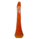 Huge L.E. Smith Bittersweet 36" Swung Floor Vase