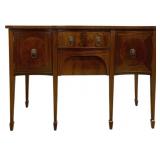Antique English Mahogany Inlaid Brandy Board